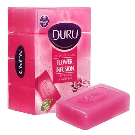 صابون قالبی دورو صورتی رایحه گل های بهاری